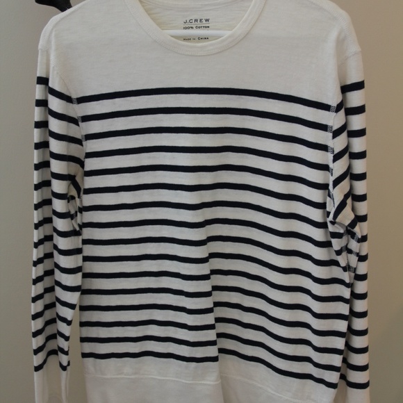 Striped J-Crew Sweater - Picture 1 of 4